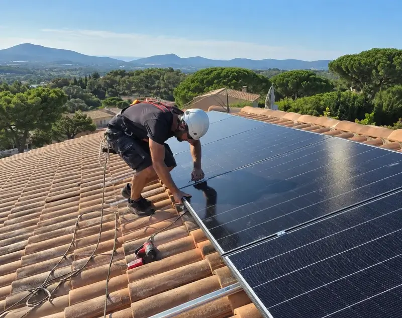 Installateur panneaux solaires Plaissan — pose photovoltaïque sur toiture